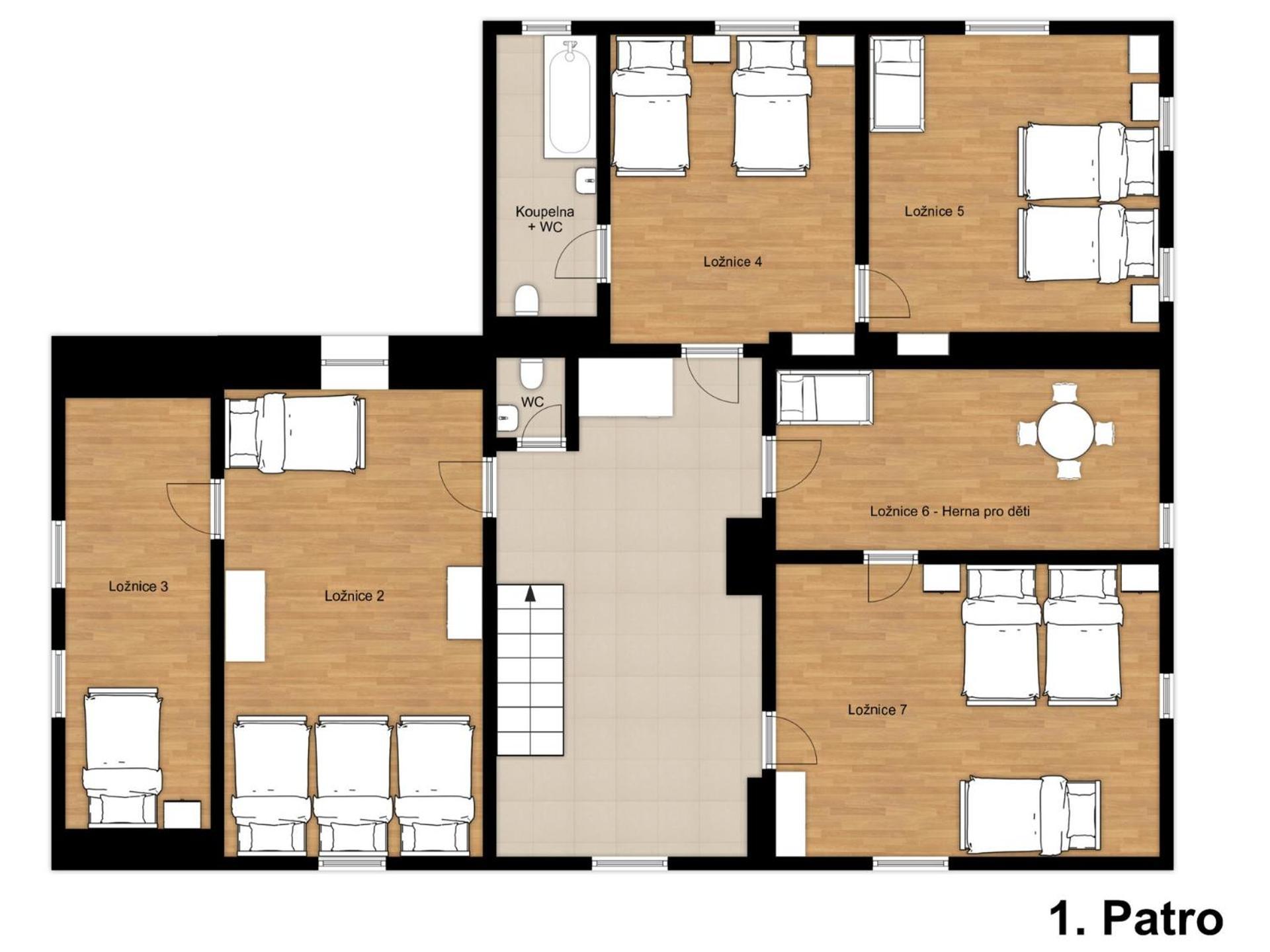 U Tri Cest Holiday home Krasna Lipa